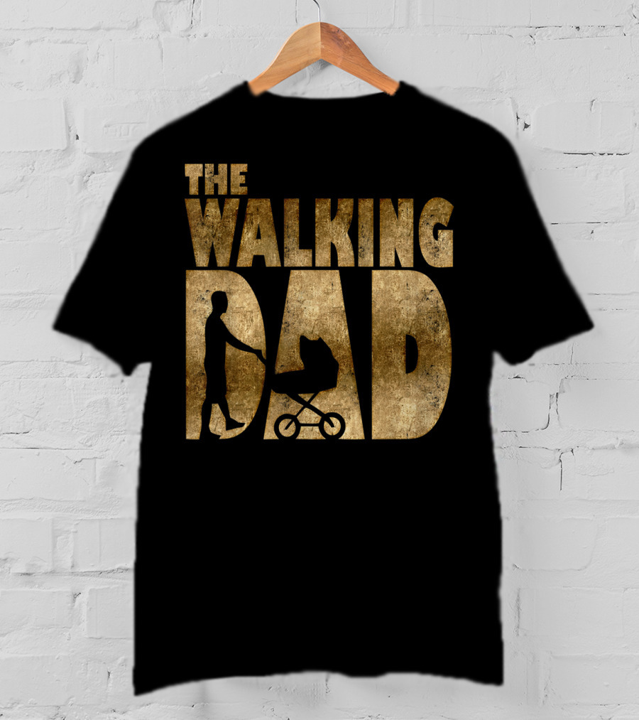 The Walking Dad Mens New Parent Stroller T-Shirt