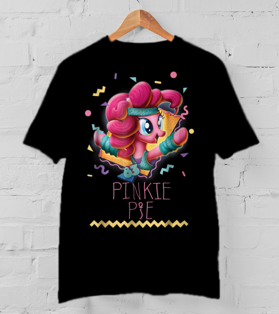 Pinkie Pie 83 Retro 80's Style My Little Pony T-Shirt