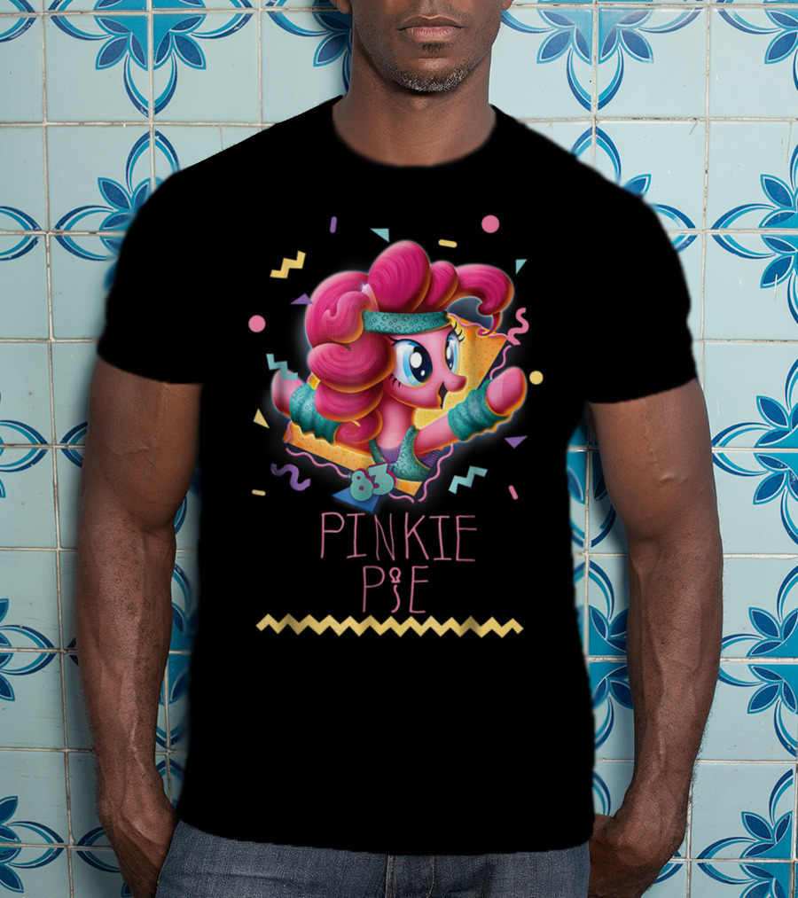 Pinkie Pie 83 Retro 80's Style My Little Pony T-Shirt