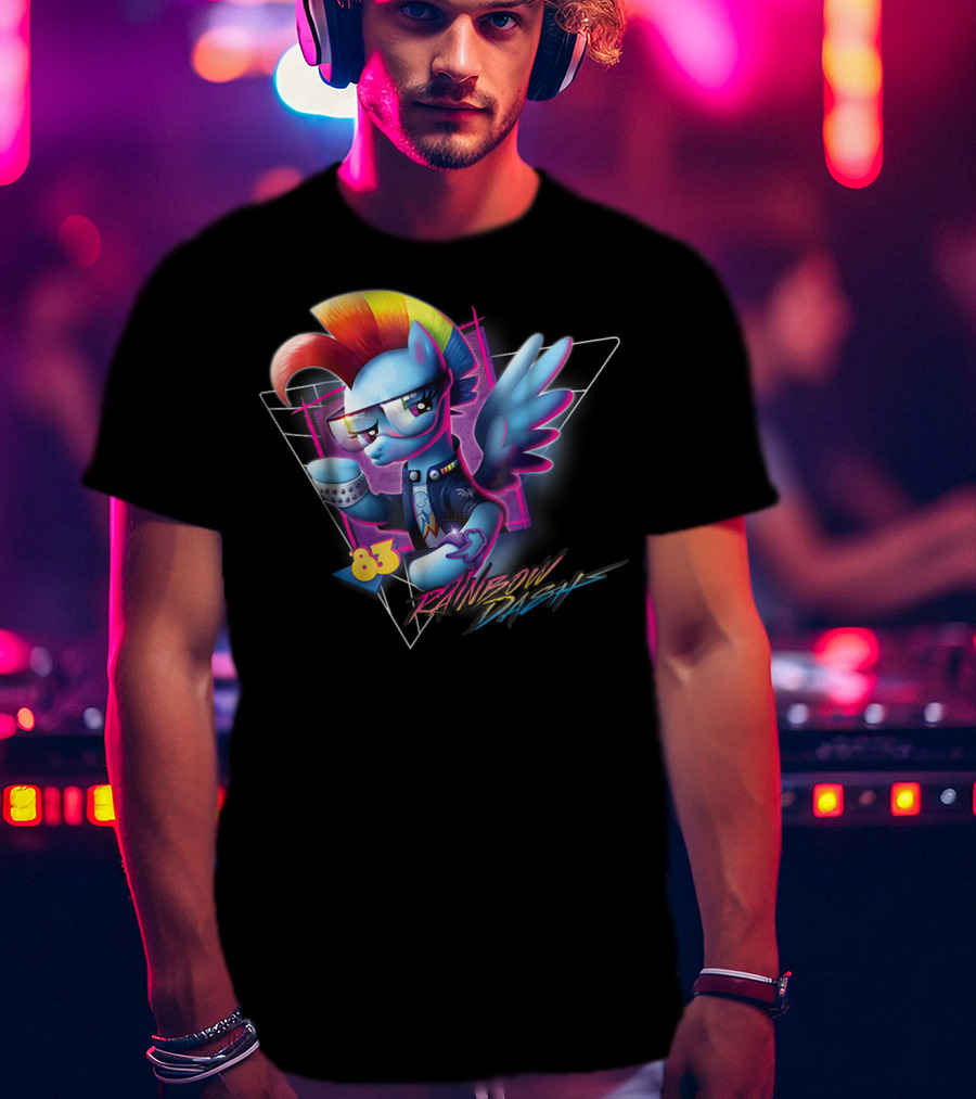 My Little Pony Rainbow Dash 83 Retro 80's T-Shirt