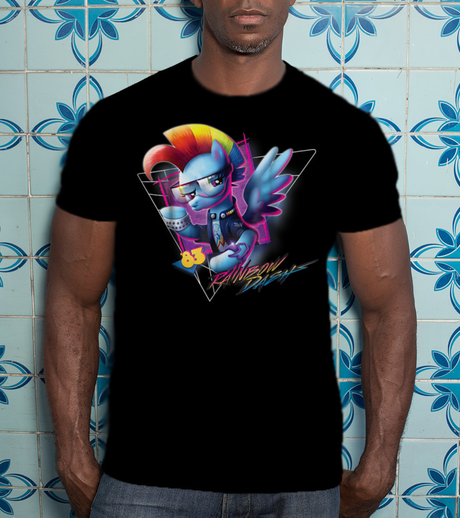 My Little Pony Rainbow Dash 83 Retro 80's T-Shirt