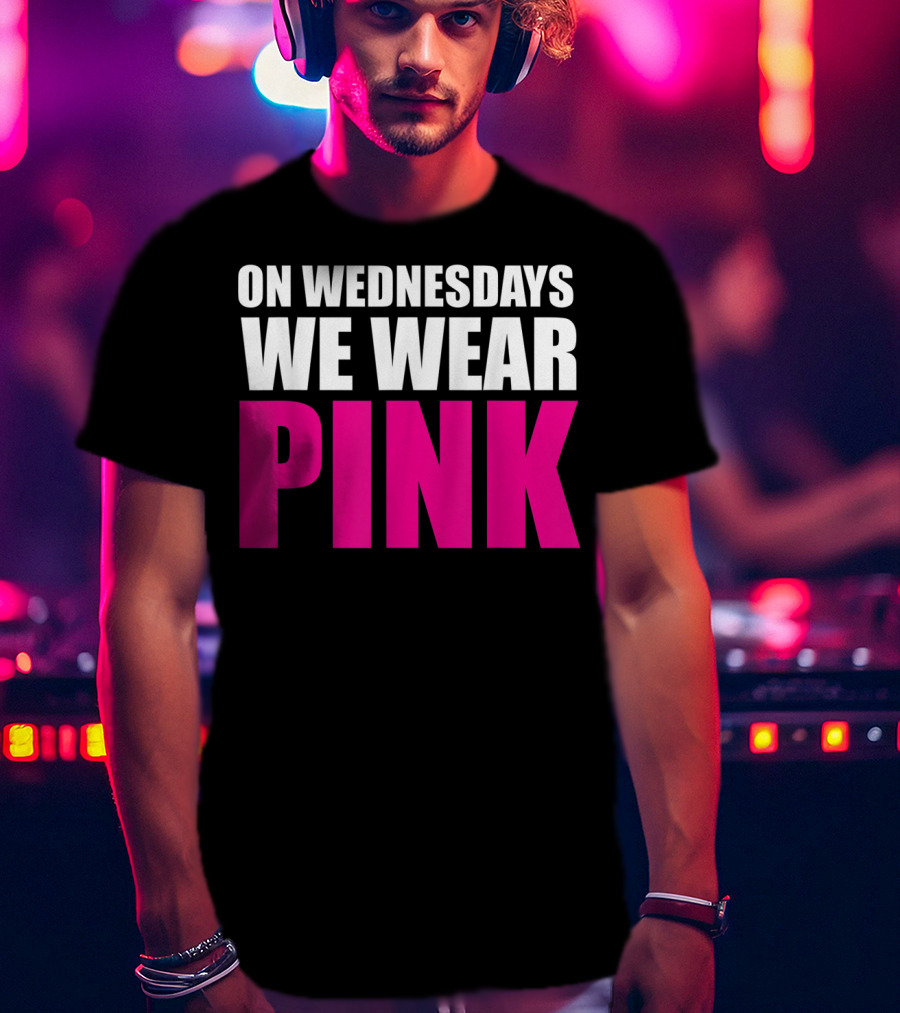 On Wednesdays We Wear Pink Mean Girls Reference T-Shirt