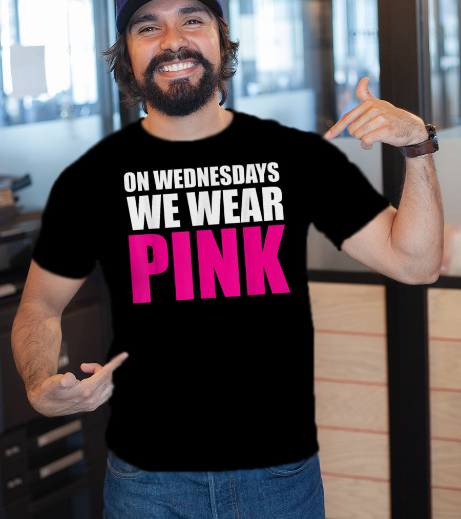 On Wednesdays We Wear Pink Mean Girls Reference T-Shirt