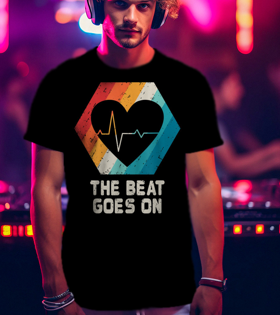 The Beat Goes On Open Heart Surgery Survivor Post Attack Reco T-Shirt