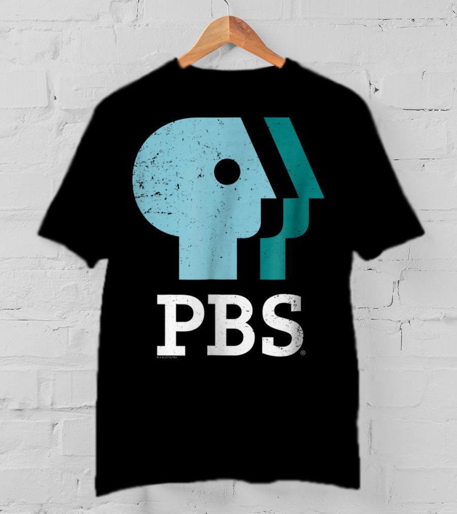 PBS Distressed Sky Mint Pistachio T-Shirt