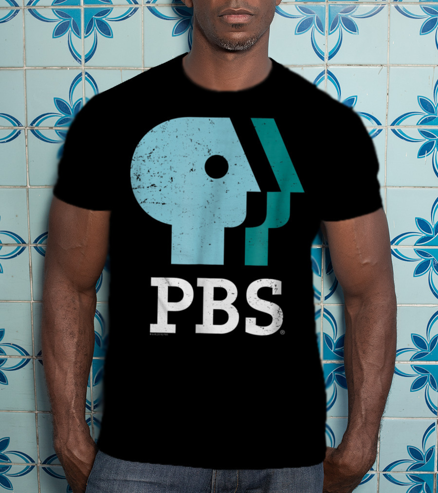 PBS Distressed Sky Mint Pistachio T-Shirt