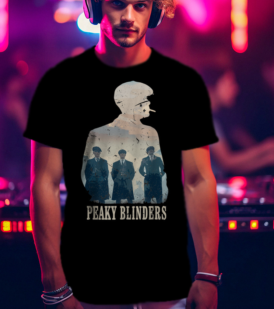 Peaky Blinders Vintage Silhouette Trio T-Shirt