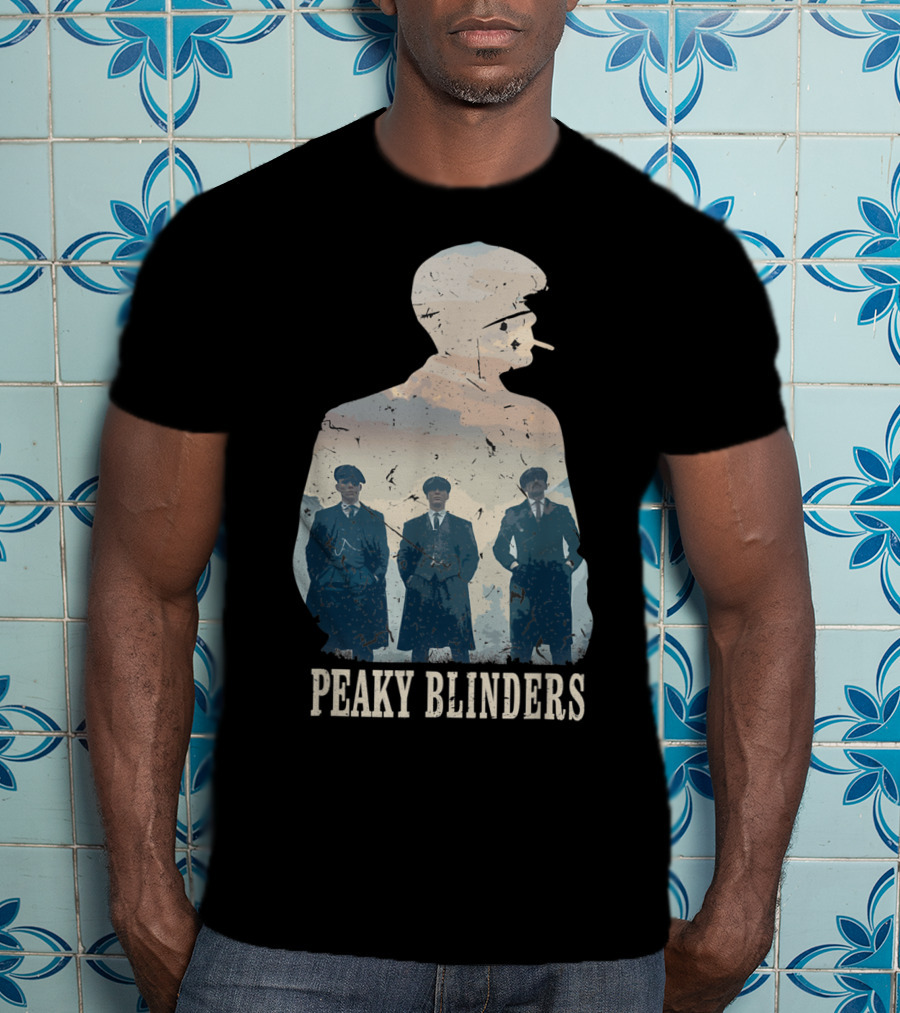Peaky Blinders Vintage Silhouette Trio T-Shirt