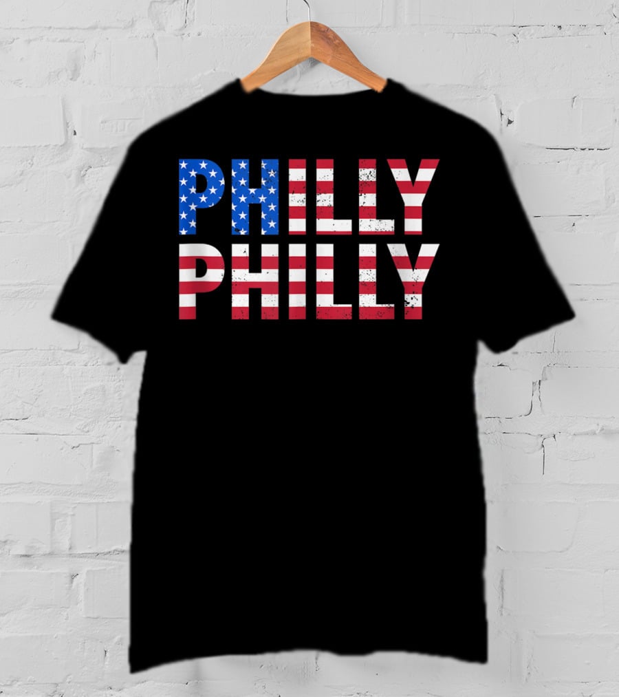 Philly Philly USA Flag T-Shirt