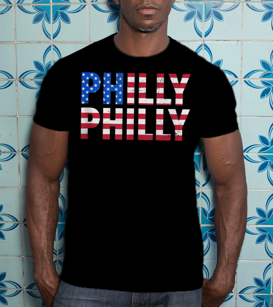 Philly Philly USA Flag T-Shirt