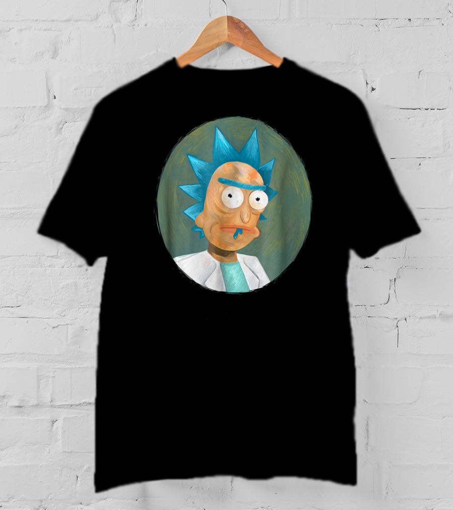 Rick And Morty Impressionist Rick Painting T-Shirt