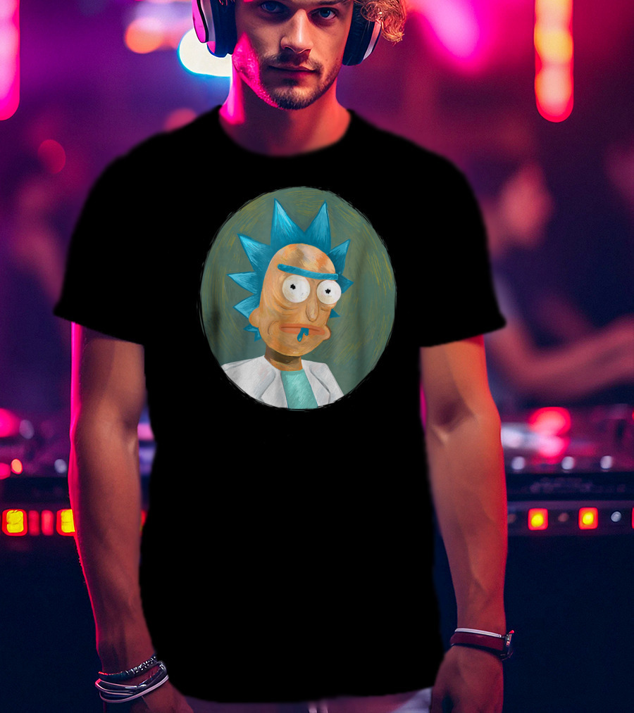 Rick And Morty Impressionist Rick Painting T-Shirt