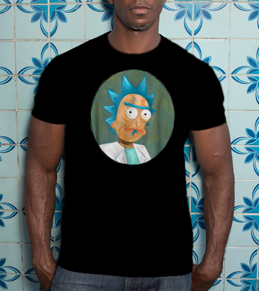 Rick And Morty Impressionist Rick Painting T-Shirt