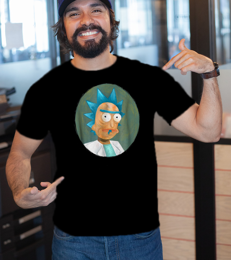 Rick And Morty Impressionist Rick Painting T-Shirt