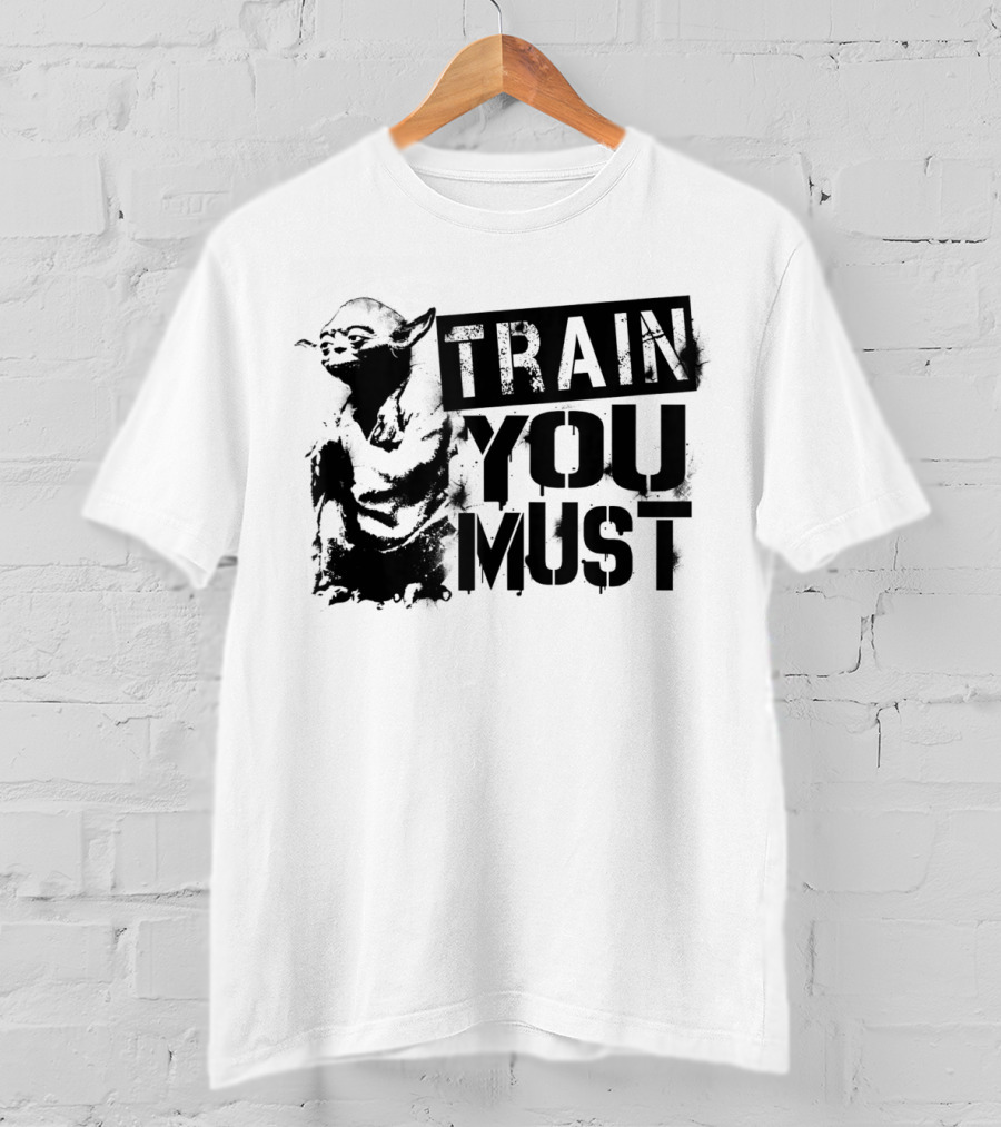 Star Wars Yoda Train You Must Jedi Wisdom T-Shirt