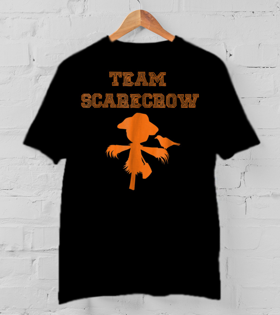 Team Scarecrow Silhouette With Crow T-Shirt