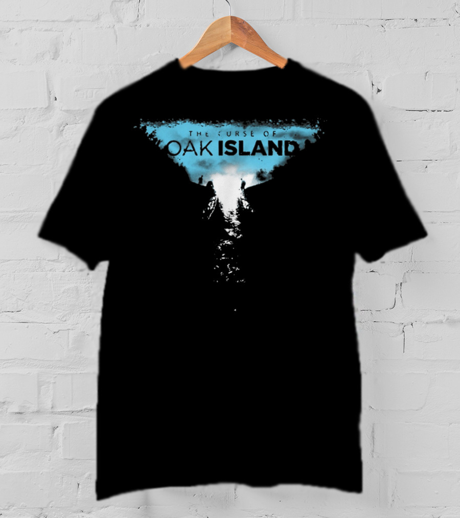 The Curse Of Oak Island Mysterious Treasure Excavation Scene T-Shirt