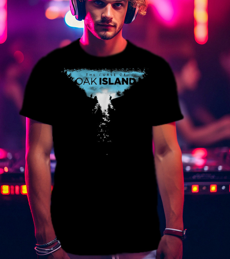 The Curse Of Oak Island Mysterious Treasure Excavation Scene T-Shirt
