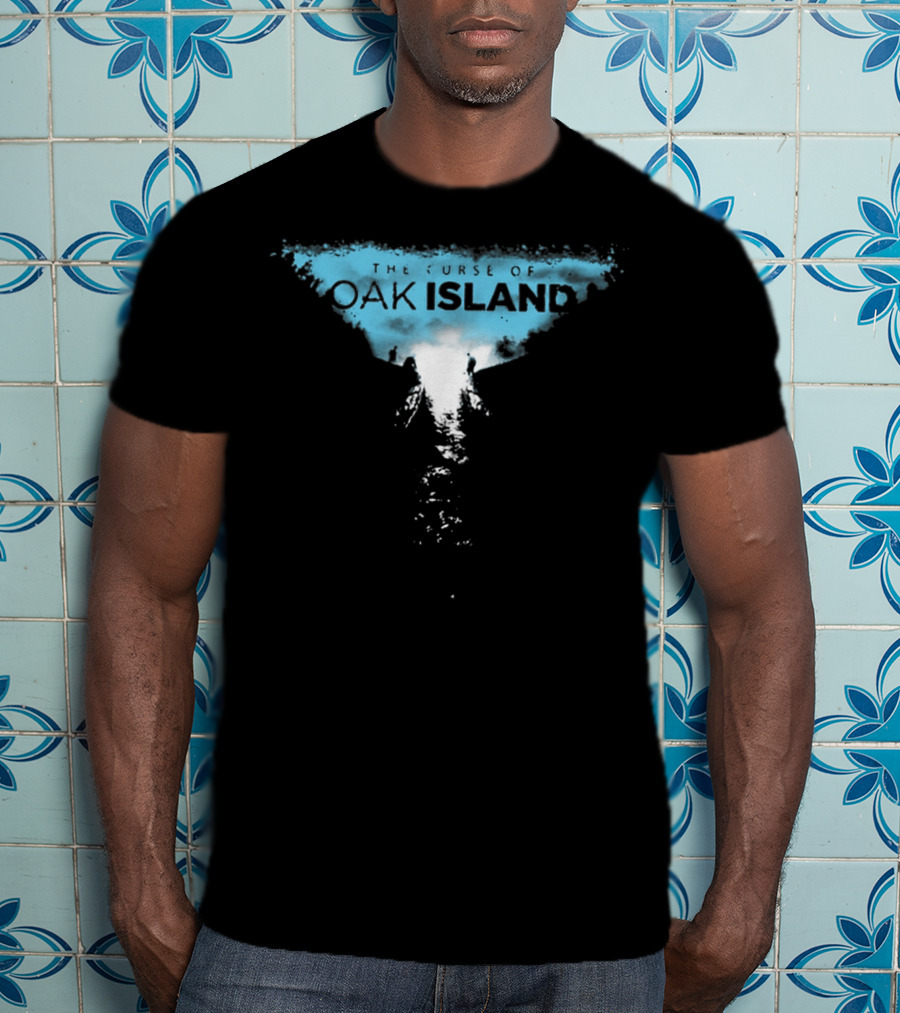 The Curse Of Oak Island Mysterious Treasure Excavation Scene T-Shirt