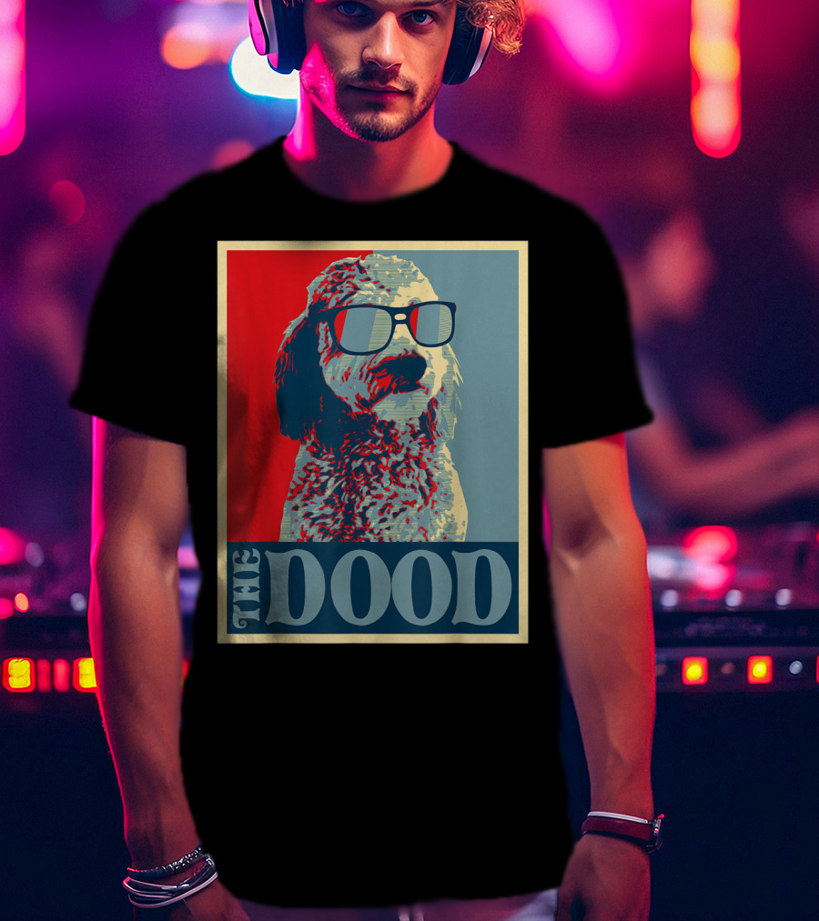 The Dood Goldendoodle Doodle Mom And Dood Dad Retro T-Shirt