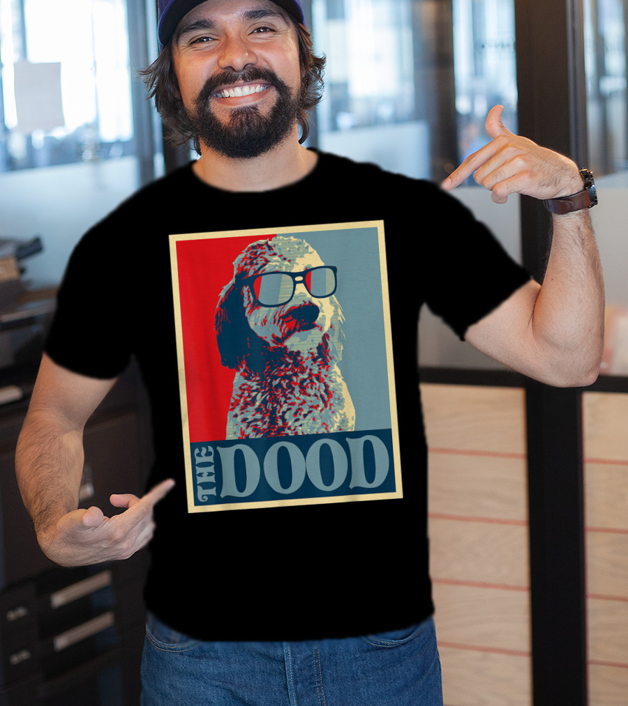 The Dood Goldendoodle Doodle Mom And Dood Dad Retro T-Shirt