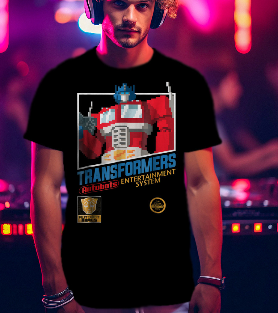 Transformers Autobot Series Optimus Prime Entertainment System T-Shirt