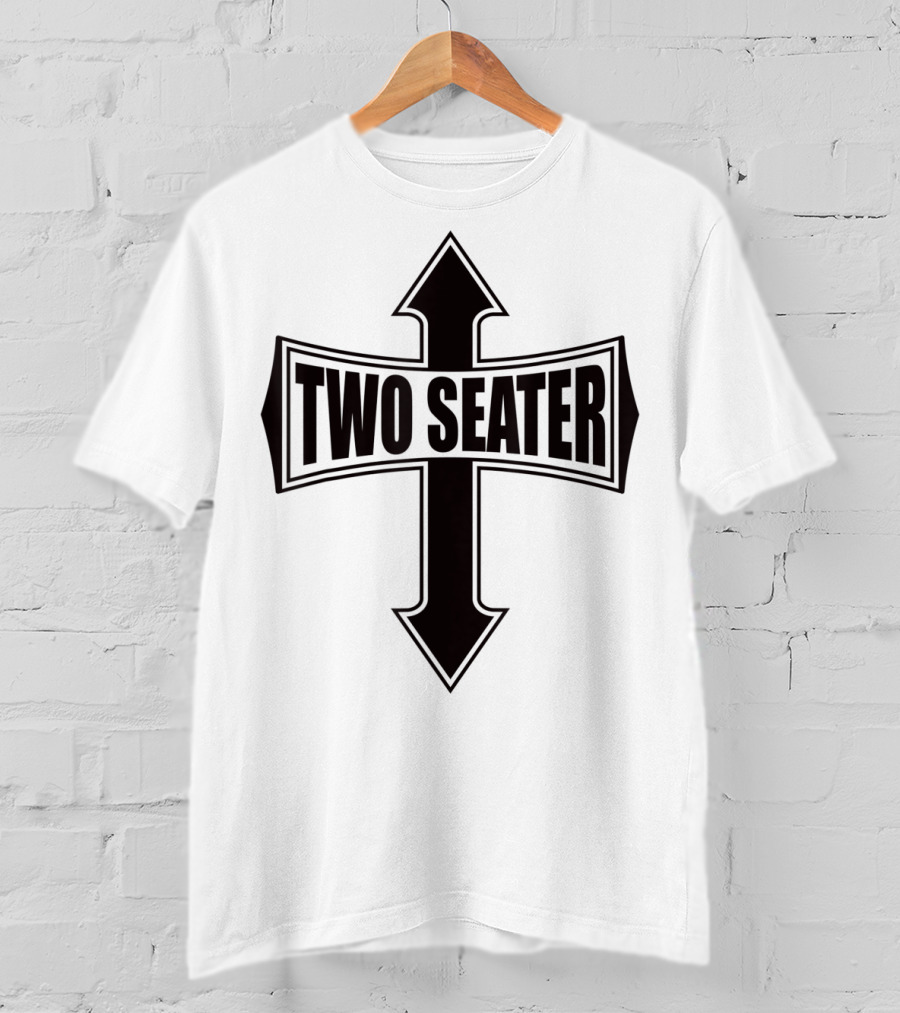 Two Seater Funny Party Gag Cross Arrows T-Shirt
