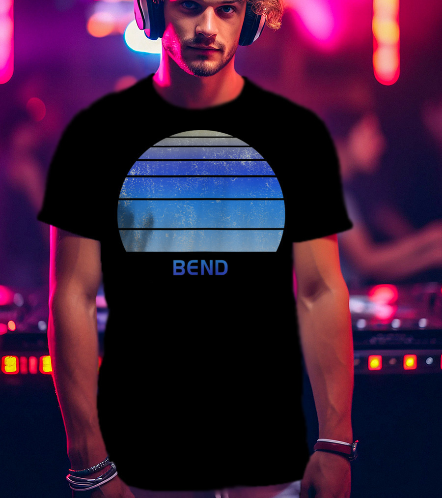 Vintage Bend Oregon Retro Sunset T-Shirt