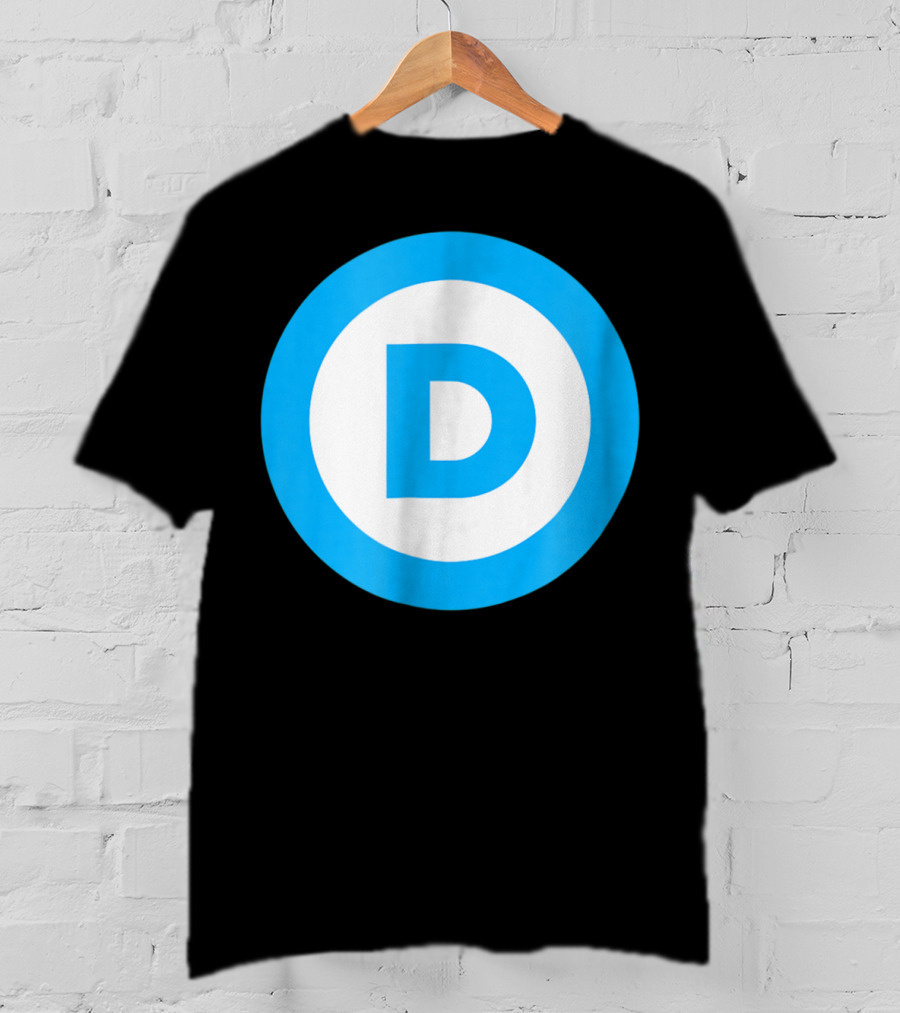 Vote Elect Democrat Freedom D Circle T-Shirt