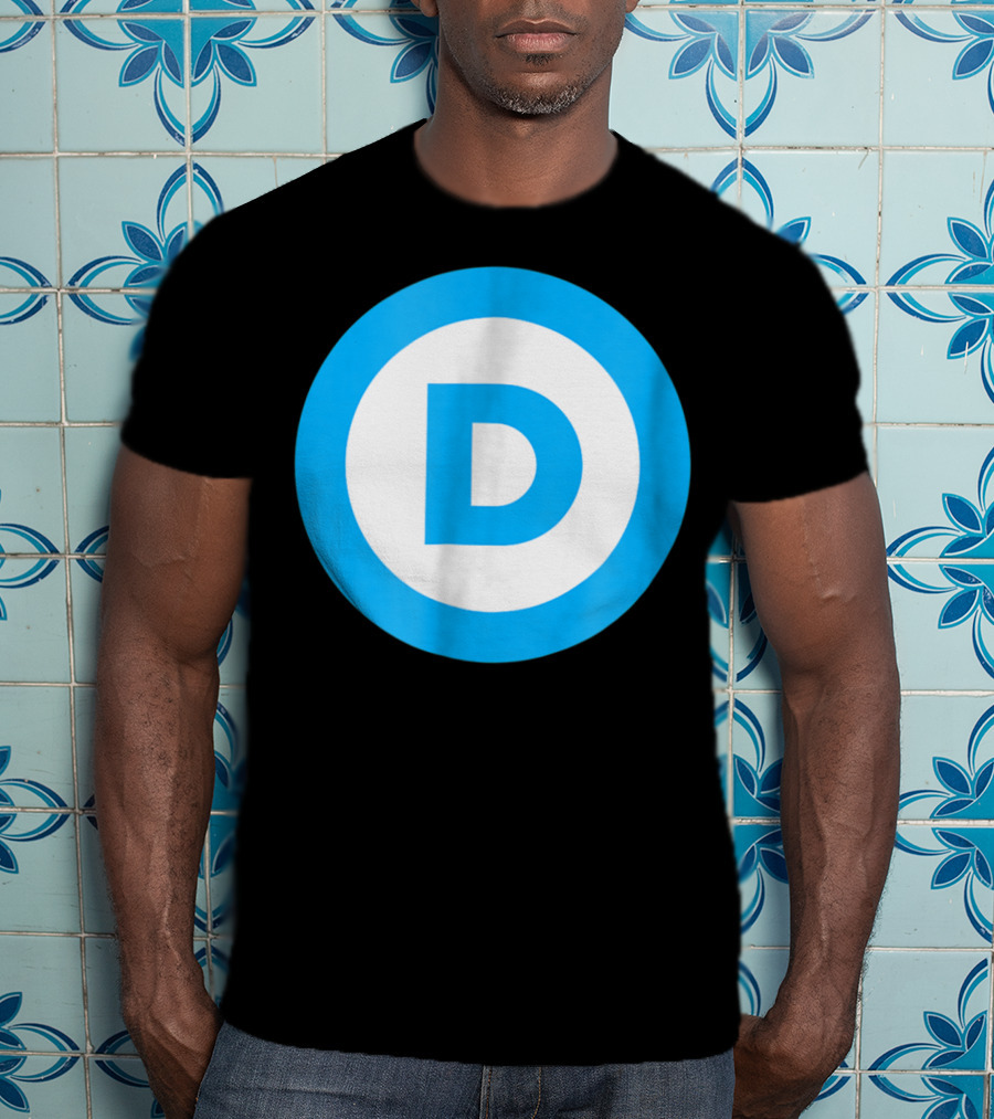 Vote Elect Democrat Freedom D Circle T-Shirt