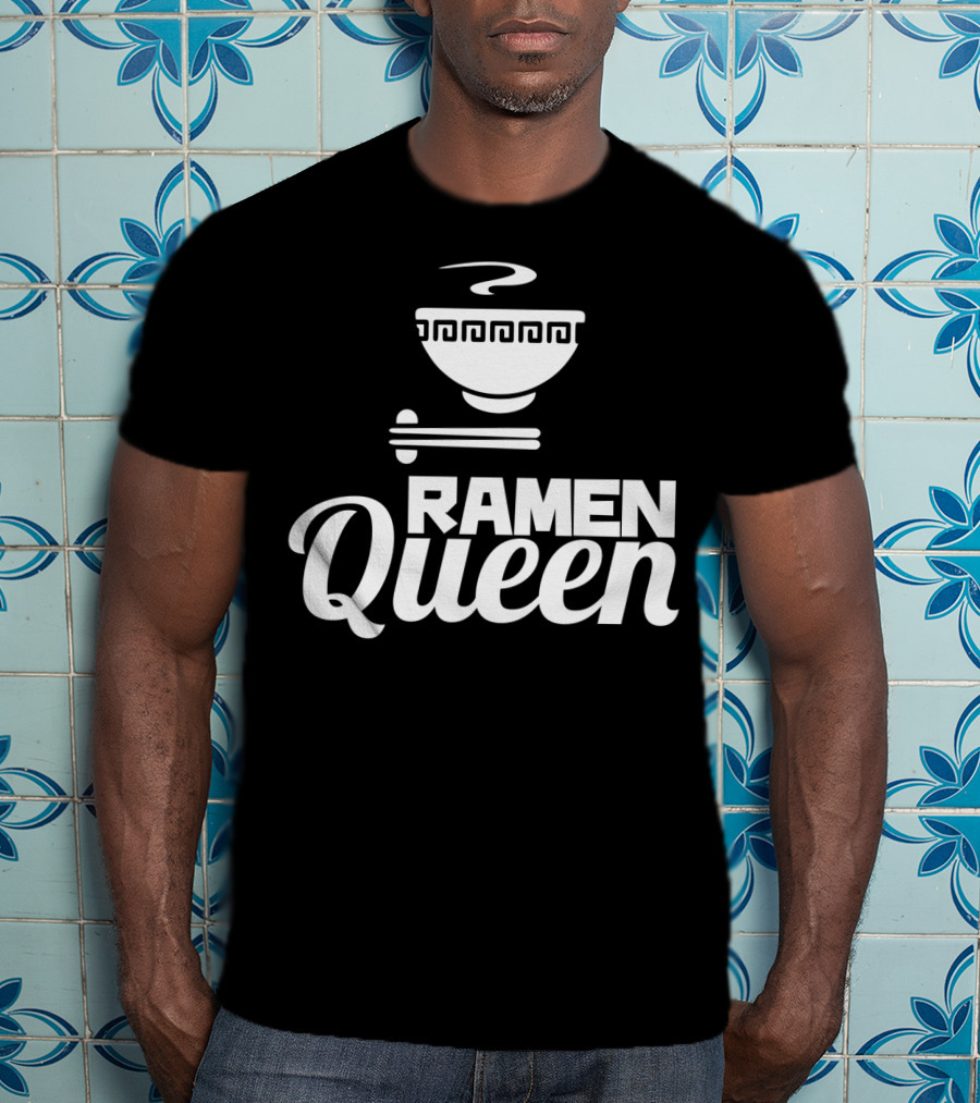Ramen Queen Japanese Noodle Bowl T-Shirt