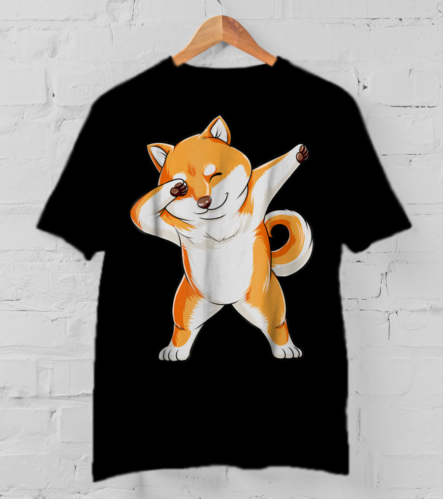 Dabbing Shiba Inu Dog Puppy Animal Lover T-Shirt