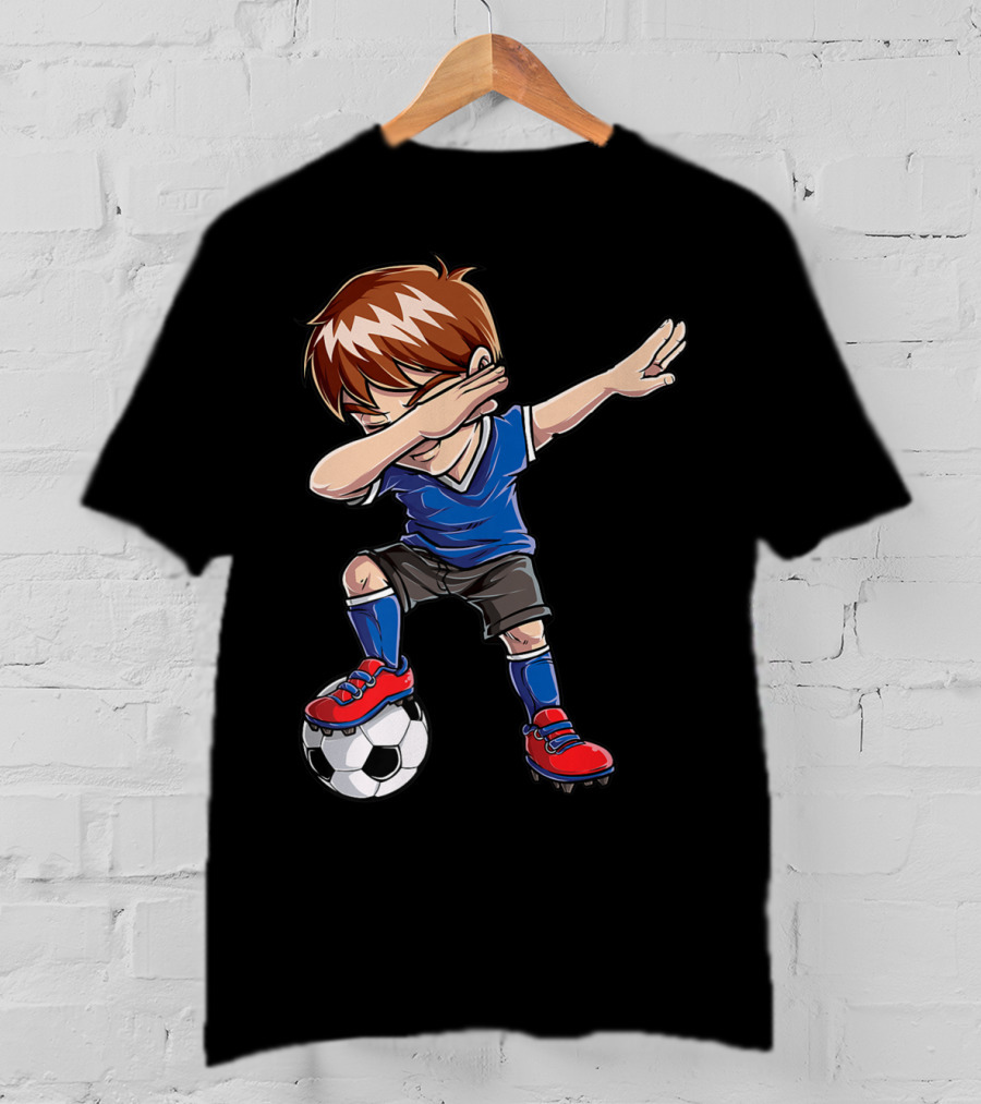 Dabbing Soccer Player With Ball T-Shirt
