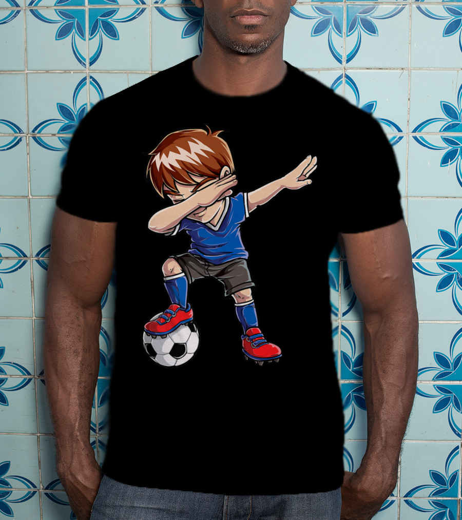 Dabbing Soccer Player With Ball T-Shirt