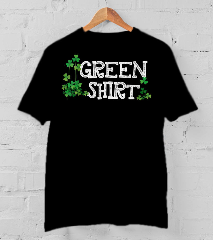 GREEN SHIRT Shamrock Clusters T-Shirt