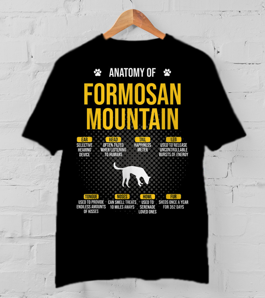 Anatomy Of Formosan Mountain: Selective Hearing, Happiness Meter, Uncontrollable Bursts, Lovable Serenade T-Shirt
