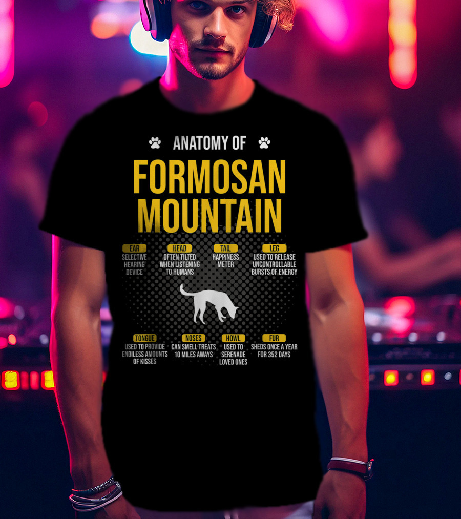 Anatomy Of Formosan Mountain: Selective Hearing, Happiness Meter, Uncontrollable Bursts, Lovable Serenade T-Shirt