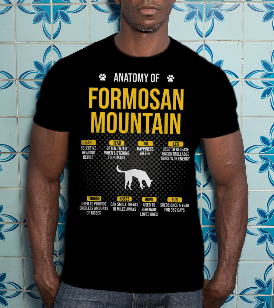 Anatomy Of Formosan Mountain: Selective Hearing, Happiness Meter, Uncontrollable Bursts, Lovable Serenade T-Shirt