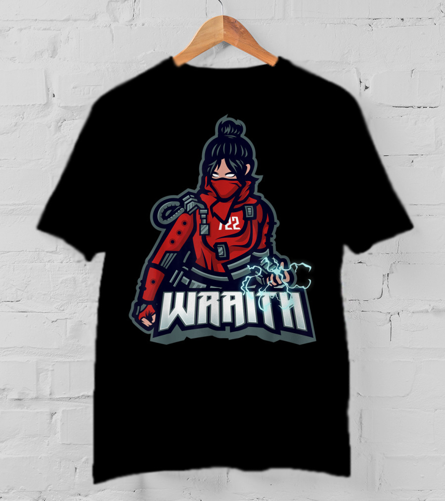 Apex Legends Wraith Red 12 Video Gamer T-Shirt