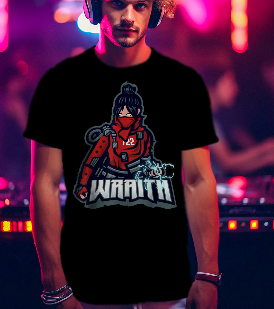 Apex Legends Wraith Red 12 Video Gamer T-Shirt