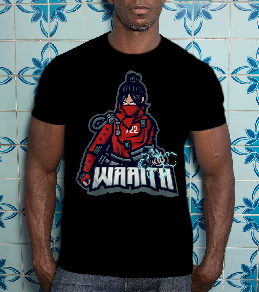Apex Legends Wraith Red 12 Video Gamer T-Shirt