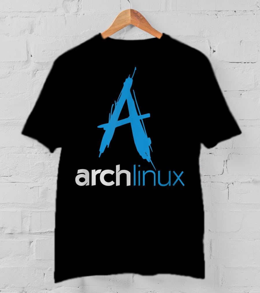 Arch Linux Lover Tagline And Open Source Os Arch Linux T-Shirt