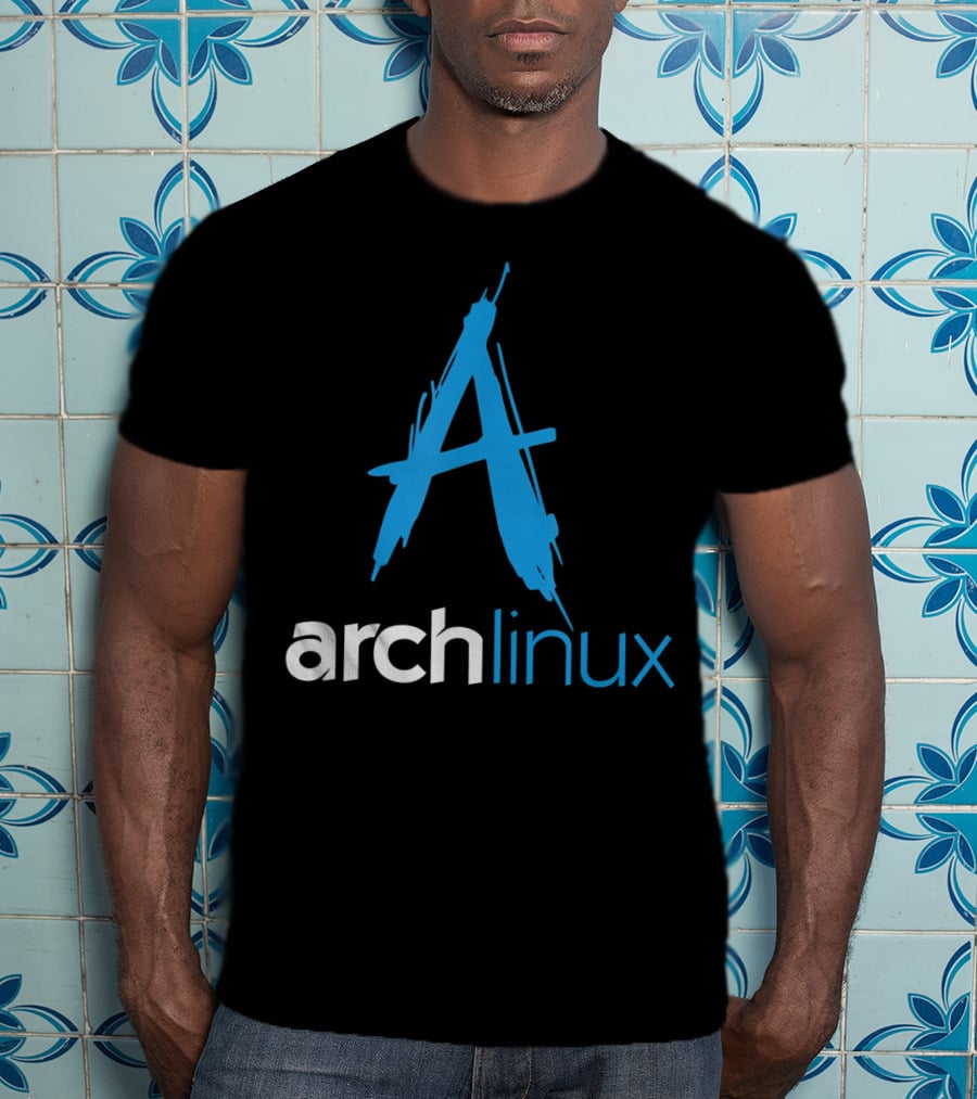Arch Linux Lover Tagline And Open Source Os Arch Linux T-Shirt