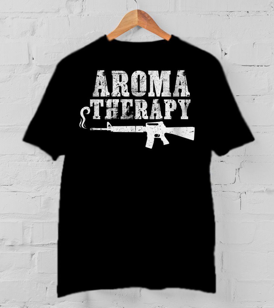 Aromatherapy Gun AR15 Lover Aromatherapy T-Shirt