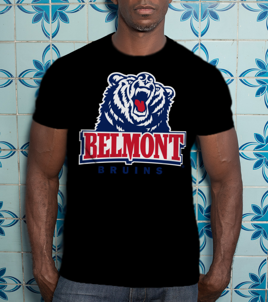 Belmont University Bruins Bear Logo NCAA Ppbel01 T-Shirt