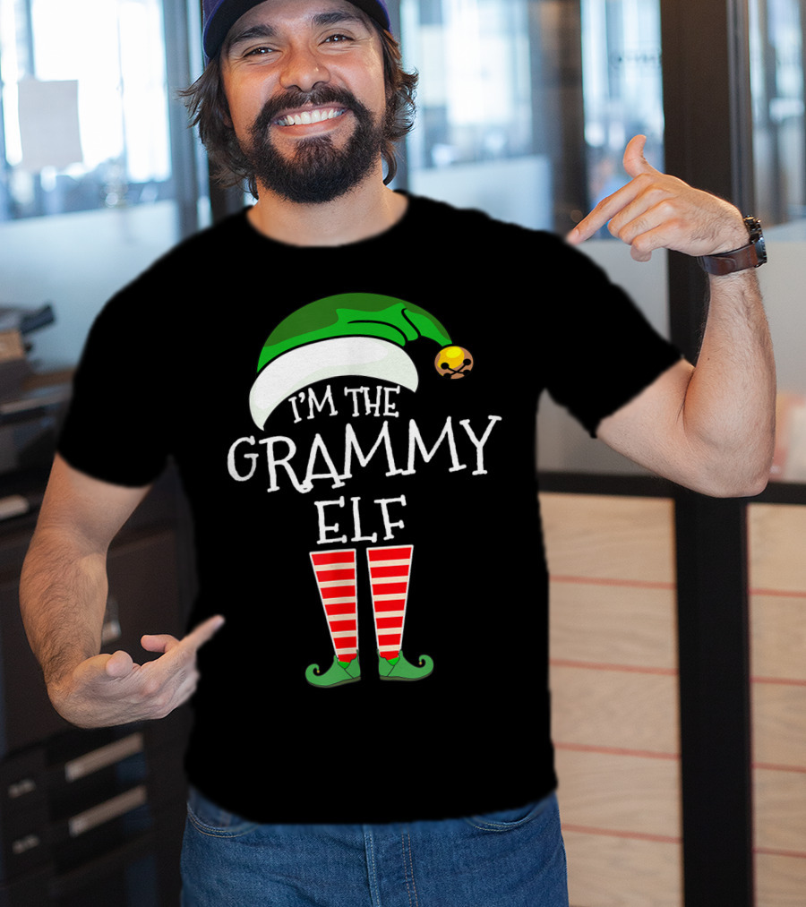 Christmas Family Matching Costume I'm The Grammy Elf T-Shirt