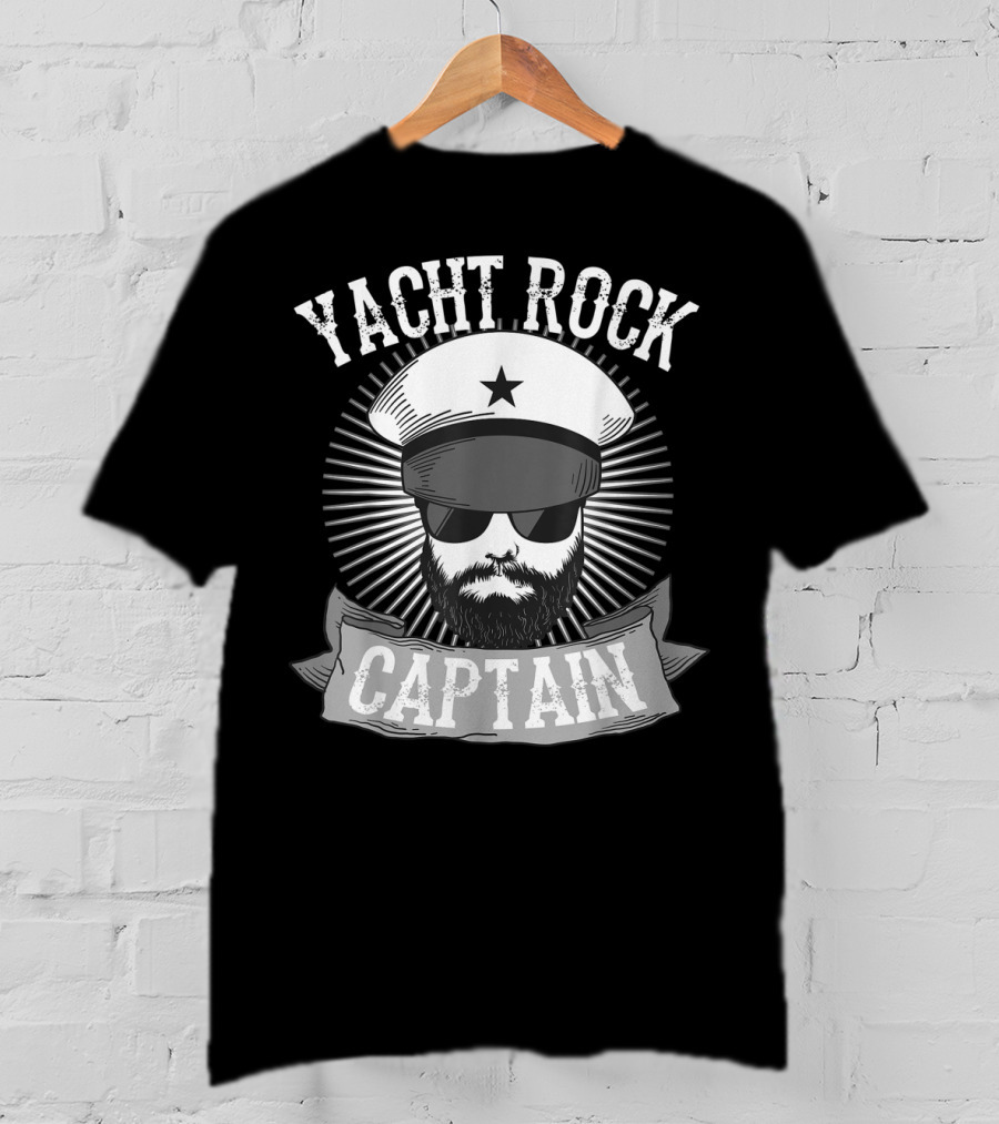 Yacht Rock Captain Funny Music Lover Boat T-Shirt