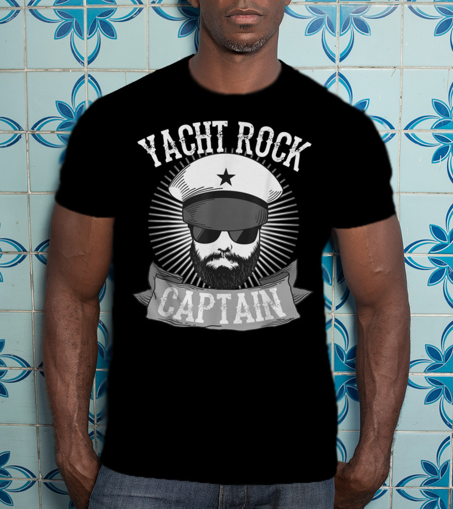 Yacht Rock Captain Funny Music Lover Boat T-Shirt