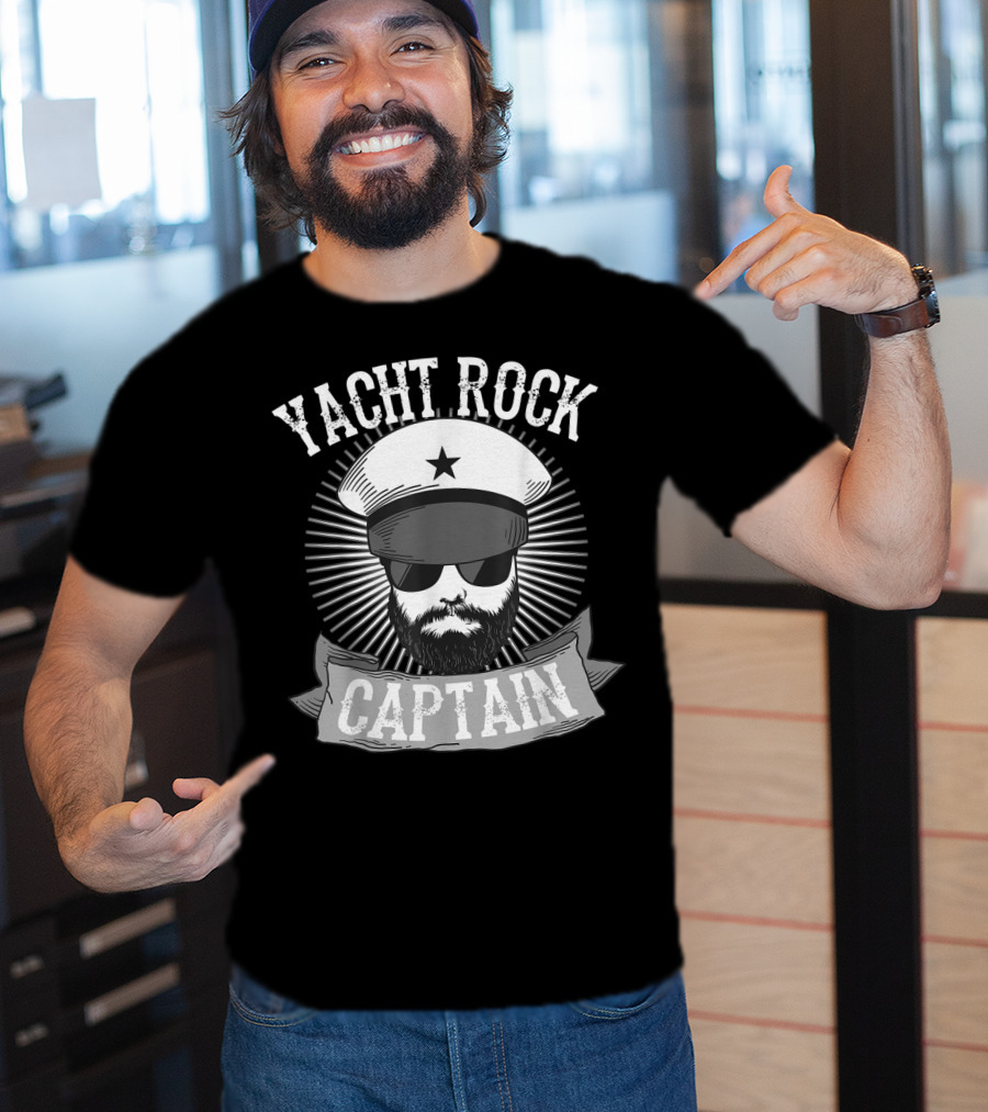 Yacht Rock Captain Funny Music Lover Boat T-Shirt