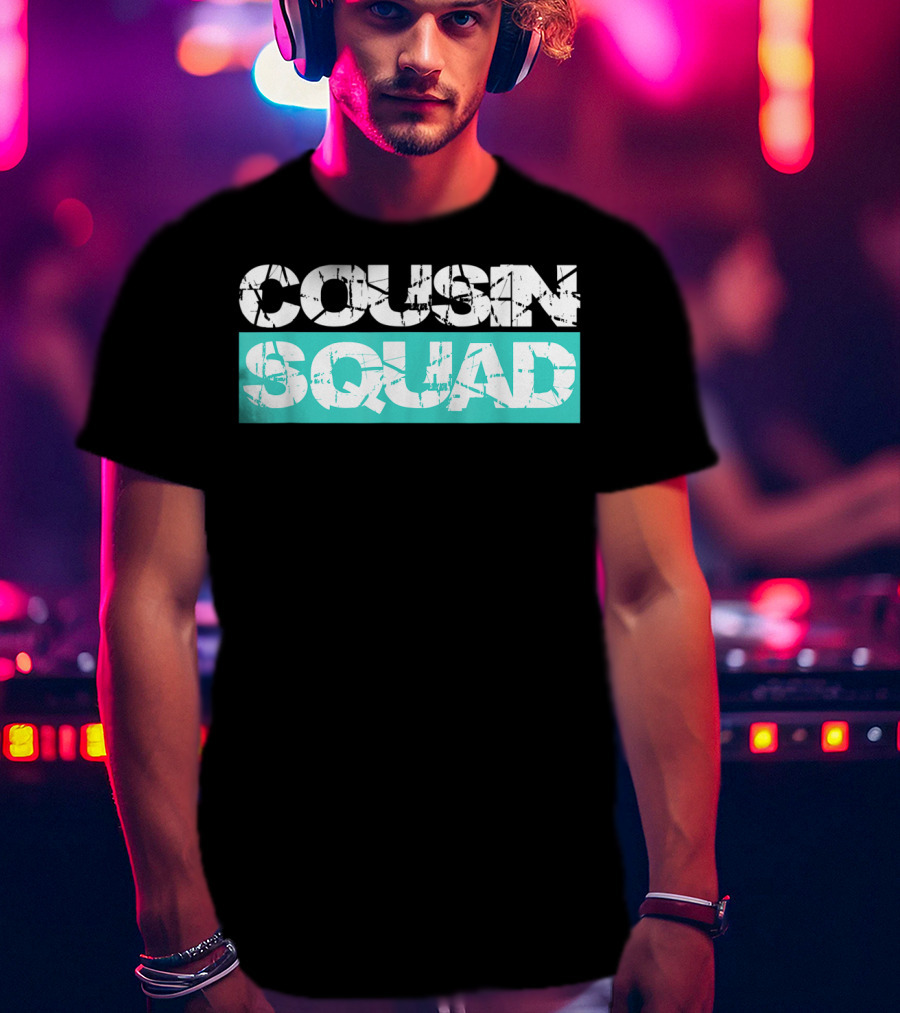 Cousin Squad Kids Women Men Girl Matching Family T-Shirt